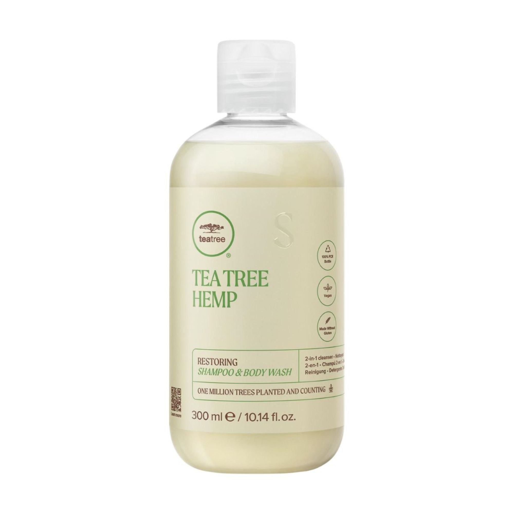 Tea Tree Hemp Restoring Shampoo & Body Wash 300ml
