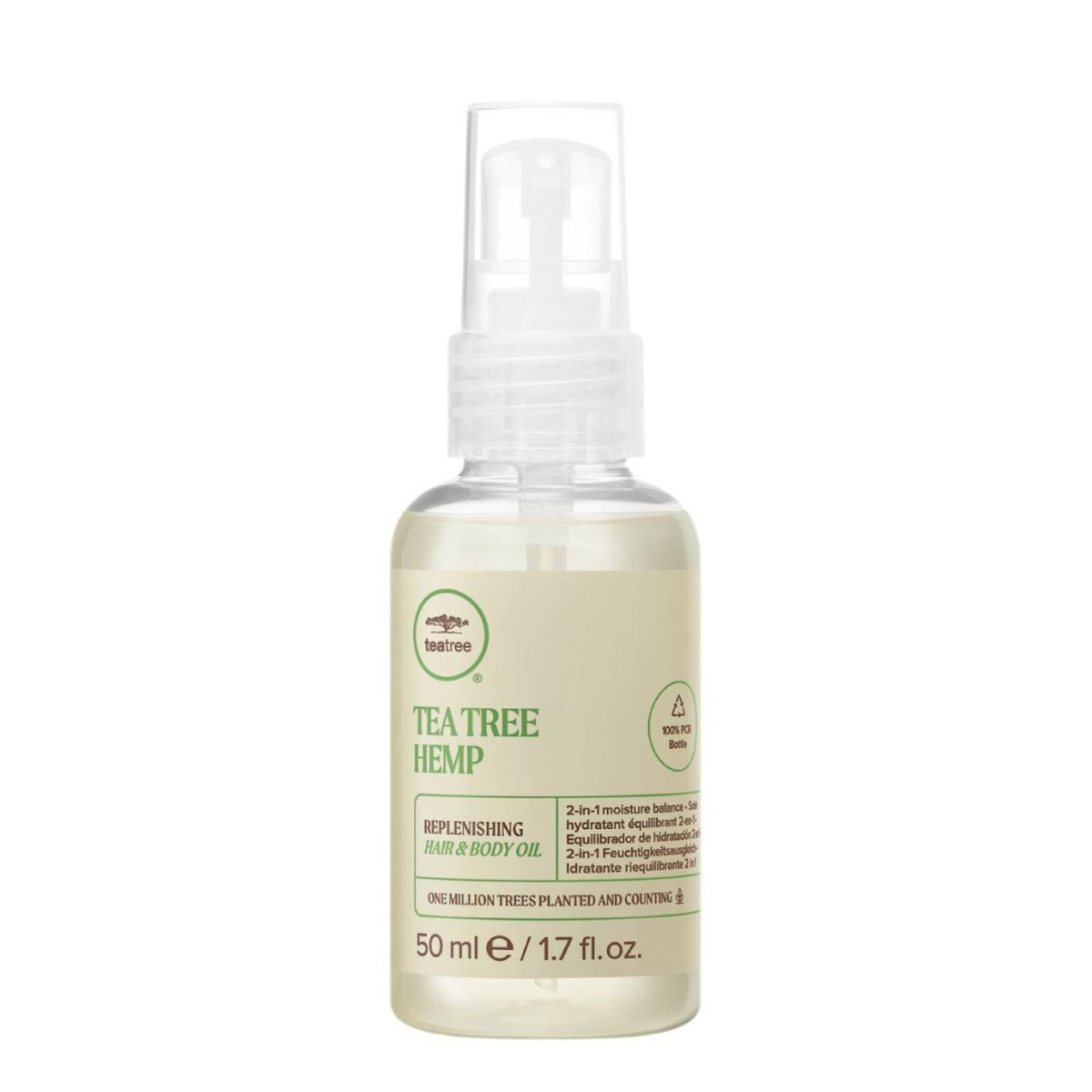 Tea Tree Hemp Replenishing Hair & Body Oil 50ml