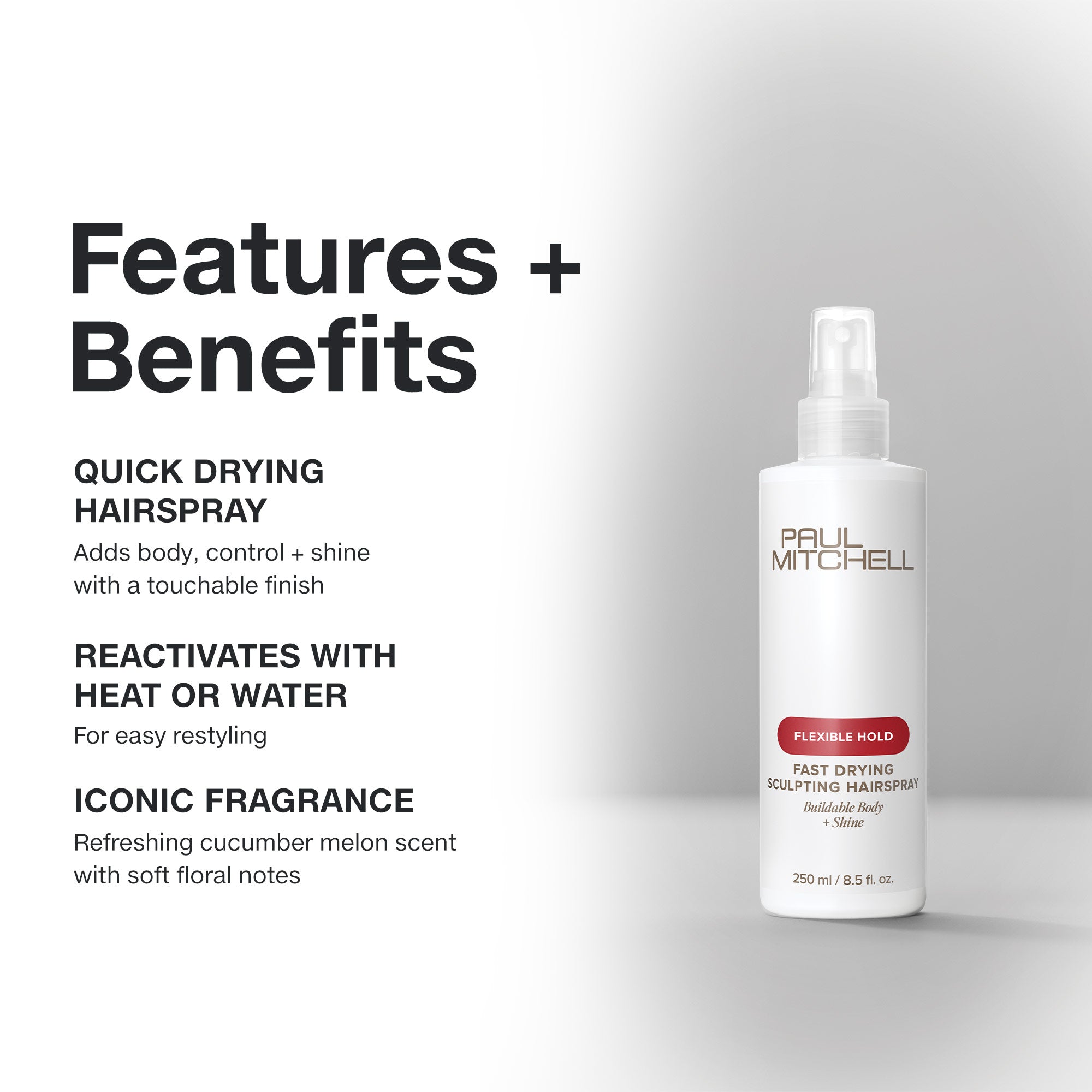 Fast Drying Sculpting Hairspray 250ml