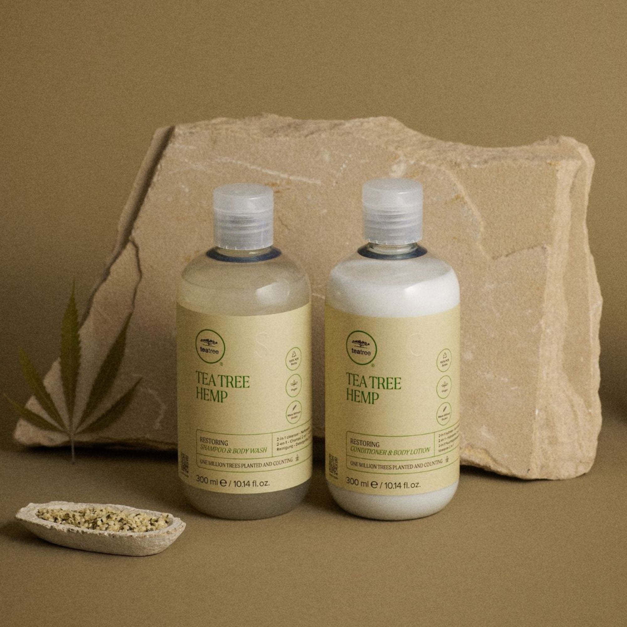 Tea Tree Hemp Restoring Shampoo & Body Wash 300ml