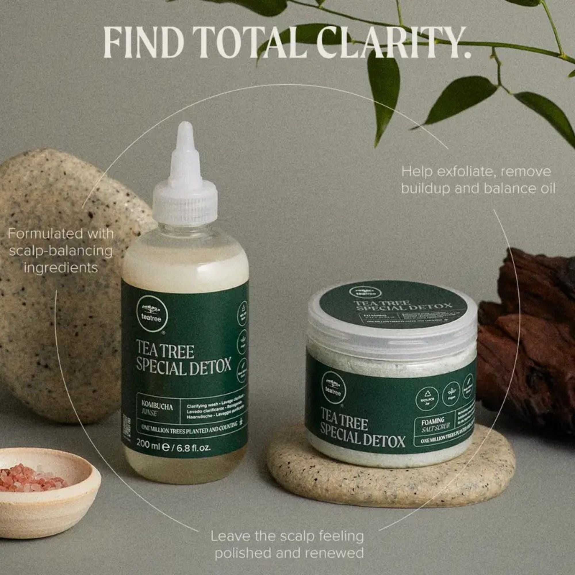 Tea Tree Special Detox Foaming Salt Scrub 184g