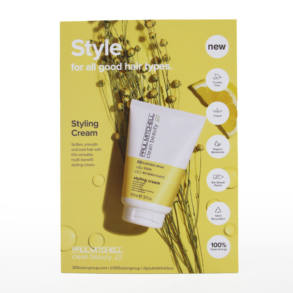 Clean Beauty Strut Card Styling Cream